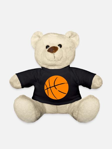 Basketball Vintage - Teddy Bear - black