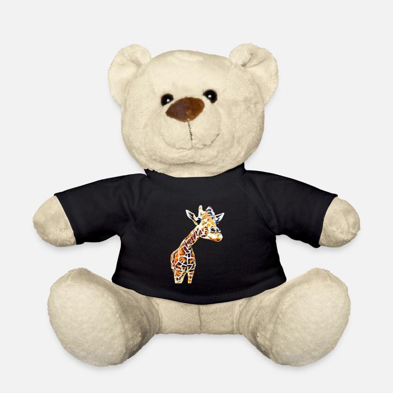 Giraffe - Teddy - Schwarz
