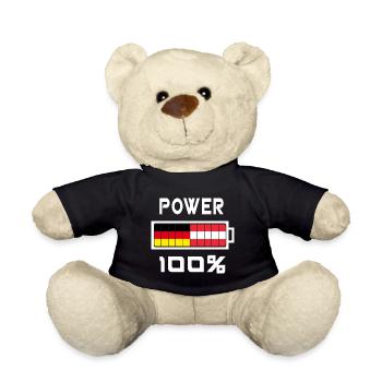 L'Allemagne et l'Autriche Power 100% - Nounours - noir - Devant