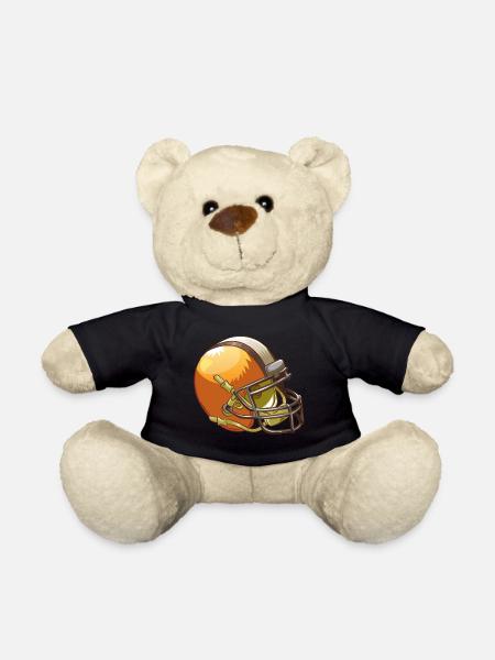 Football helmet - Teddy Bear - black