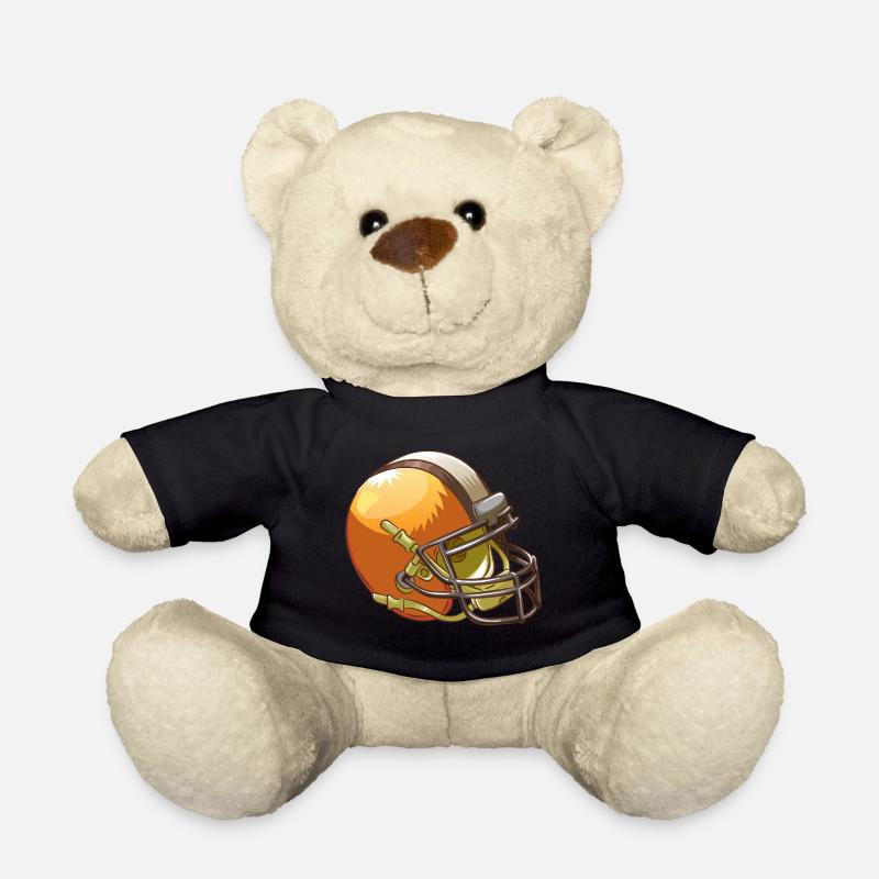Football helmet - Teddy Bear - black