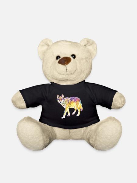 Wolf - Teddy - Schwarz