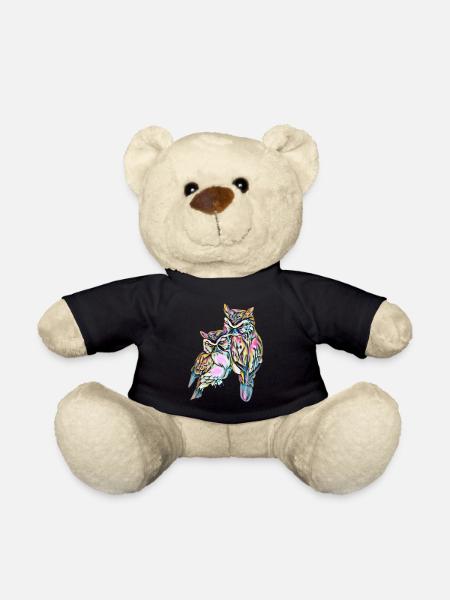 Eulen - Teddy - Schwarz