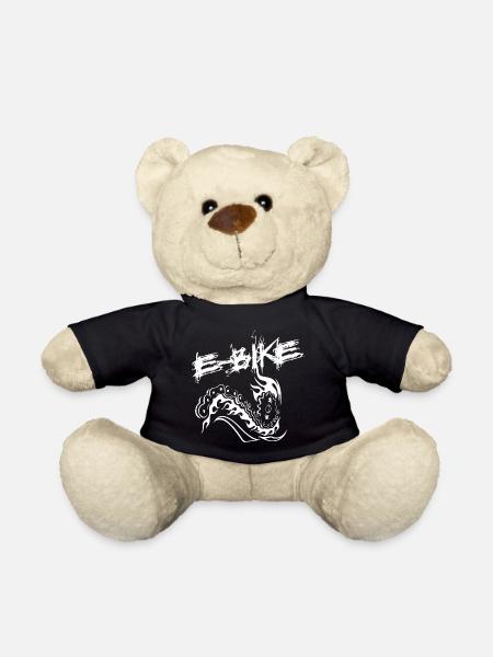 E-bike rider - Teddy Bear - black