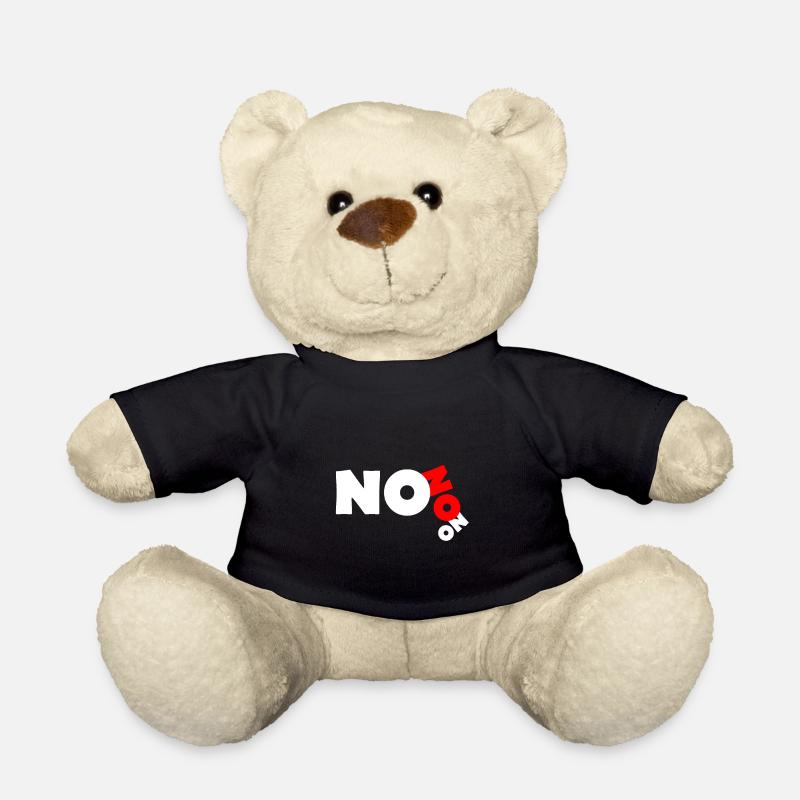 No no - Teddy Bear - black
