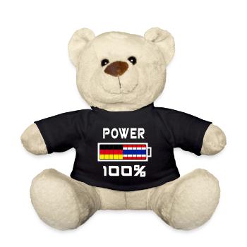 L'Allemagne et la Thaïlande Power 100% - Nounours - noir - Devant