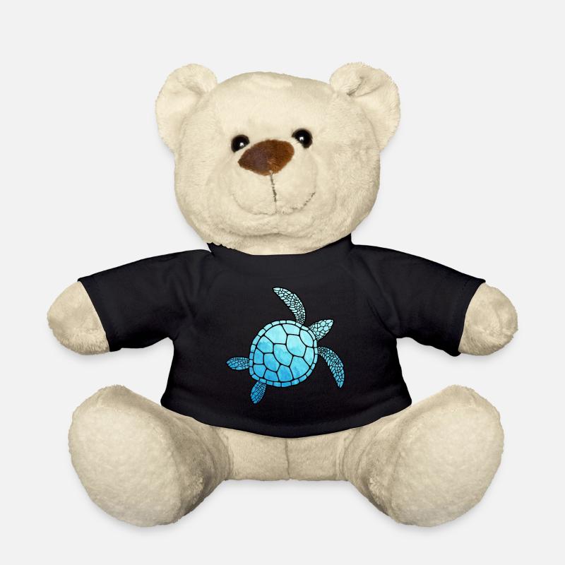 Tortue Tortue Idée de cadeau Tortues Mer - Nounours - noir