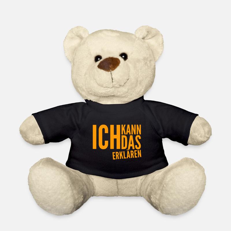 Erklärbär - Teddy - Schwarz
