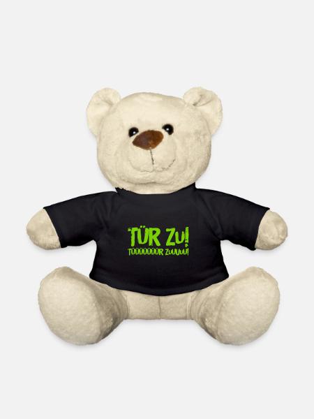 mach das Loch zu - Teddy - Schwarz