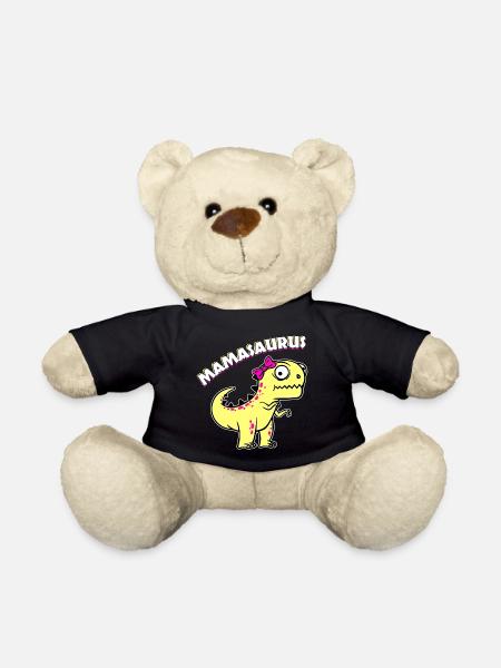Mère Supermama Meilleur dinosaure mère Drôle - Nounours - noir