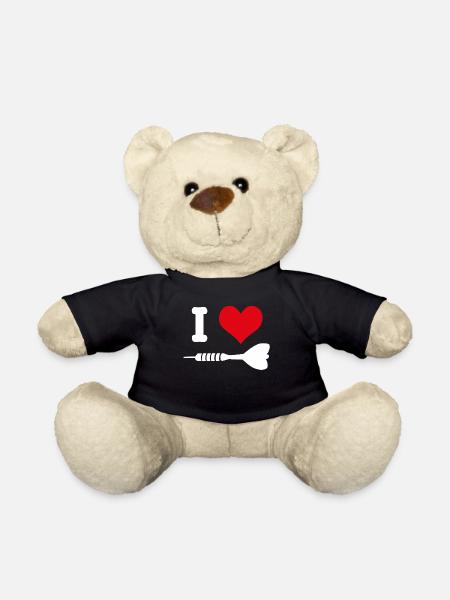J'aime les fléchettes fléchettes fléchettes fléchette fléchette fléchette - Nounours - noir