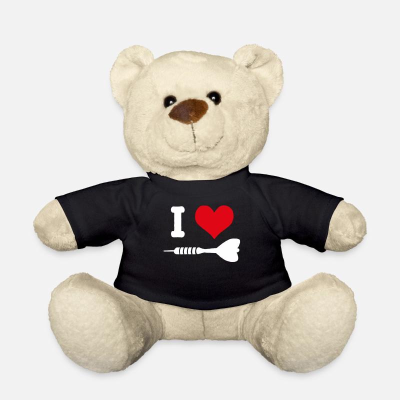 J'aime les fléchettes fléchettes fléchettes fléchette fléchette fléchette - Nounours - noir