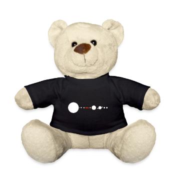 Tesla in Space Solar System SpaceX - Teddy - Schwarz - Vorne