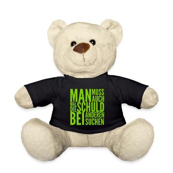 Schuld haben die anderen - Teddy - Schwarz - Vorne