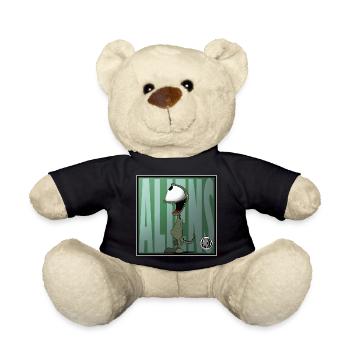 ALIENS, out of this world - Teddy Bear - black - Front