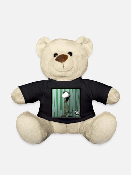 ALIENS, out of this world - Teddy Bear - black