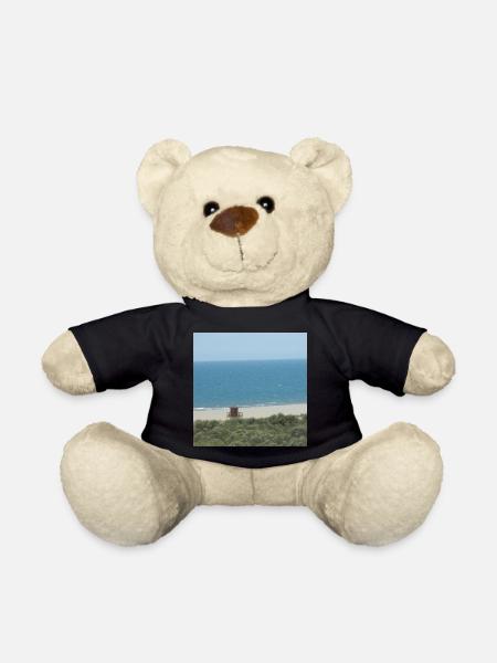 Strand Spanien Urlaub Ferien Reise Meer - Teddy - Schwarz