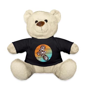 Skull skull bike - Nounours - noir - Devant