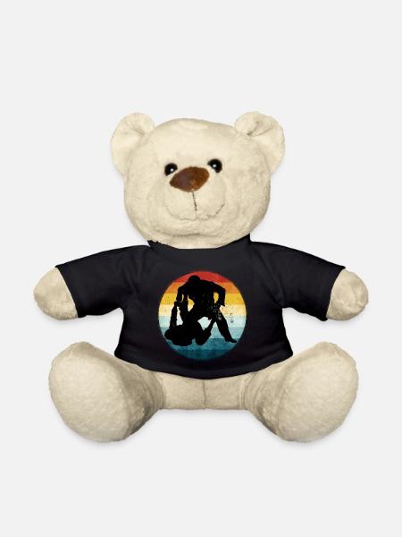 Retro Brazilian Jiu-Jitsu - Teddy - Schwarz