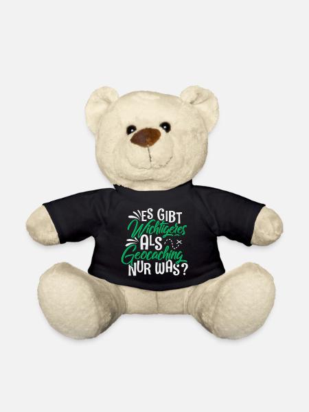 Geocaching Geocacher - Teddy - Schwarz