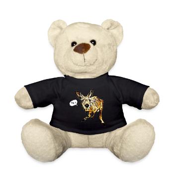 Känguru - Teddy - Schwarz - Vorne