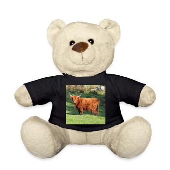 Vache vache vaches Bovins Agriculture Poster - Nounours - noir - Devant
