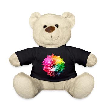 Chrysanthème Arc-en-ciel - Nounours - noir - Devant