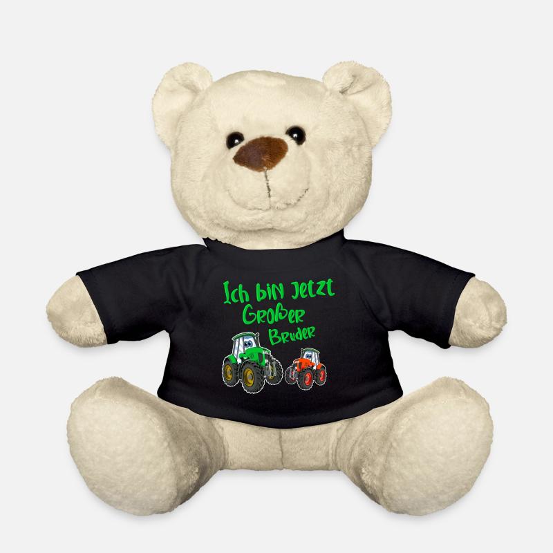 Ich Bin Jetzt Großer Bruder Traktor - Teddy - Schwarz