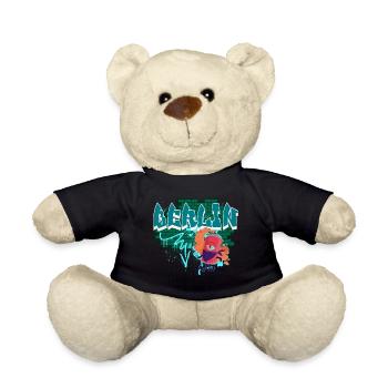Berlin graffiti - Teddy Bear - black - Front
