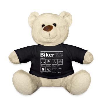 Profile: Biker - Teddy Bear - black - Front