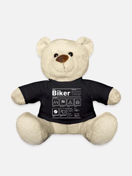 Profile: Biker - Teddy Bear - black