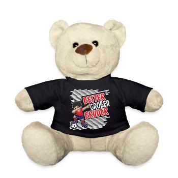 Bester Großer Bruder.. Fußball Dabbing - Teddy - Schwarz - Vorne