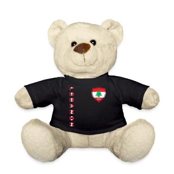 Libanon Beirut Libanese Libanesin Libanesisch LBN - Teddy - Schwarz - Vorne
