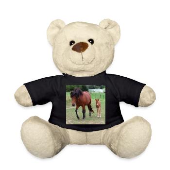Pferd Pferdeposter - Teddy - Schwarz - Vorne