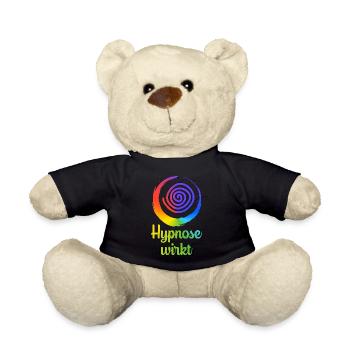 Hypnose Hypnotisch Hypnotisieren Team Geschenkidee - Teddy - Schwarz - Vorne