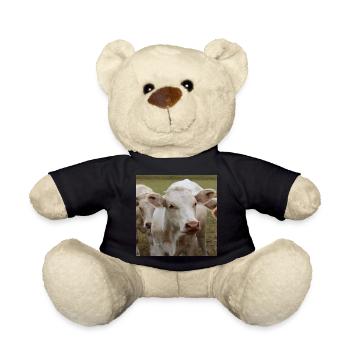 Cow Poster - Teddy Bear - black - Front