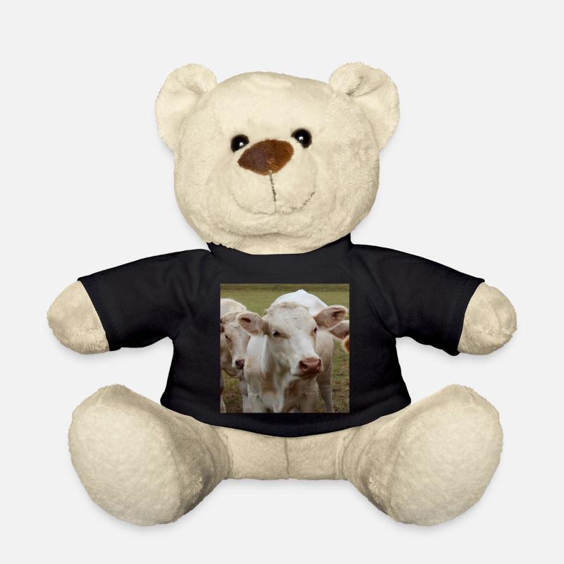 Kuh Poster - Teddy - Schwarz
