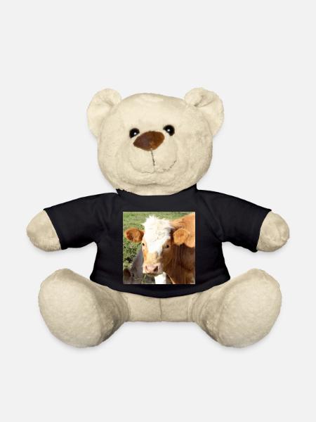 Affiche vache - Nounours - noir