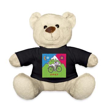 Albert Hofmann Fahrradtag LSD Löschblatt - Teddy - Schwarz - Vorne