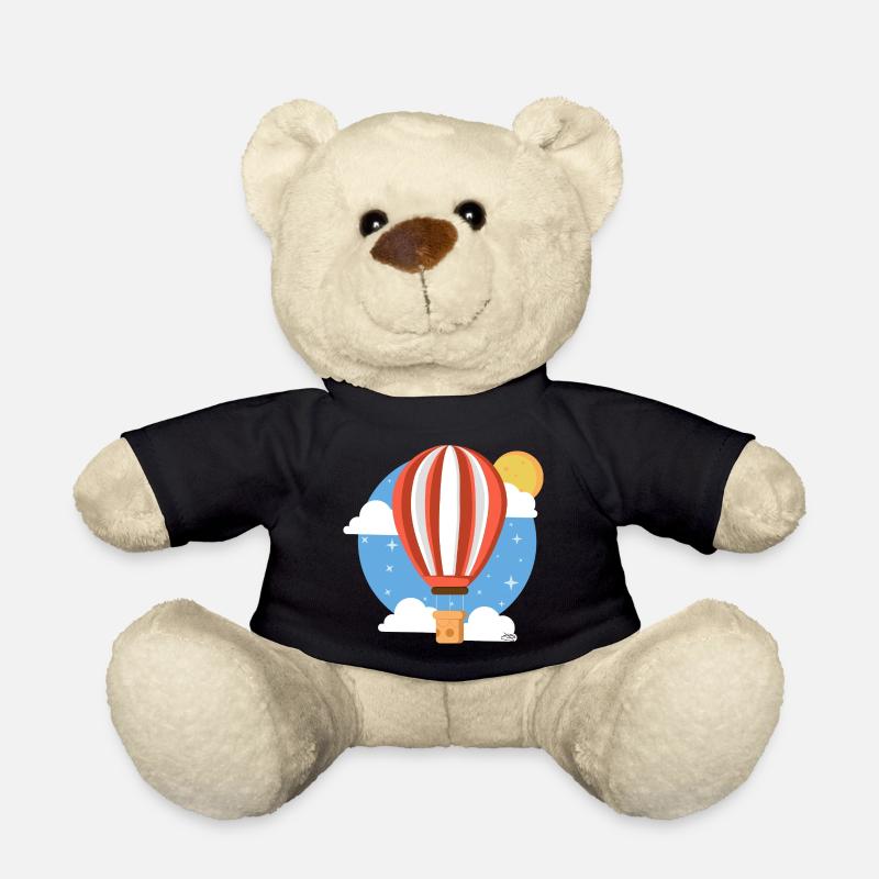 Ballon céleste coloré - Nounours - noir