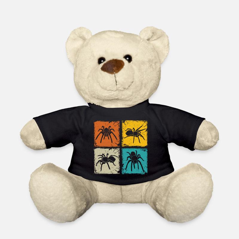 Tarantula retro Quadrate Spinne Liebhaber Tarantula - Teddy - Schwarz
