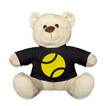 Tennis Tennisspieler Tennisball Tennisliebhaber - Teddy - Schwarz - Vorne