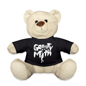 Gravity is a myth climbing climber - Teddy Bear - black - Front