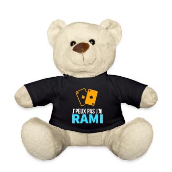 Kartenspiel Le Rami - Teddy - Schwarz - Vorne
