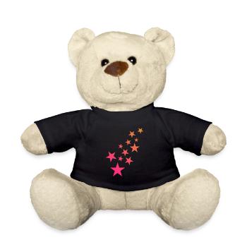 Astérisque motif décoration - Nounours - noir - Devant