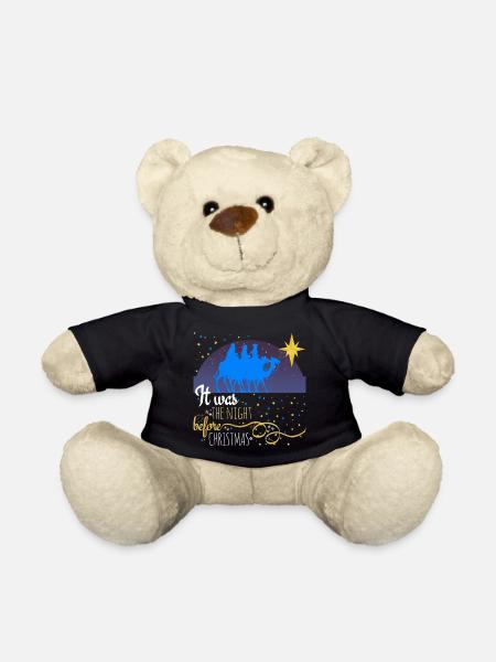 Trois Rois, Noël - Nounours - noir