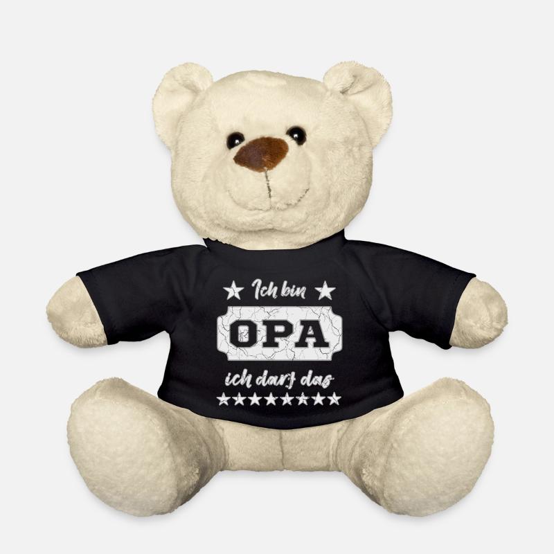  Lustiger Opa Spruch - Teddy - Schwarz