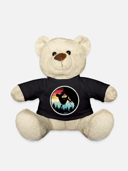 Rainbow Forest Climber Silhouette - Teddy - Schwarz
