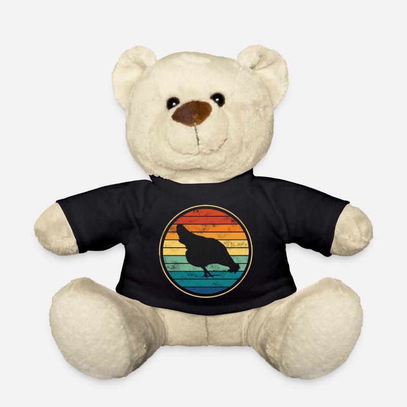 Huhn Hühner - Teddy - Schwarz