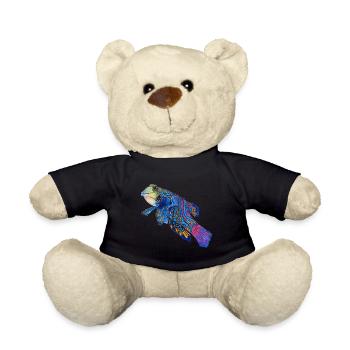 mandarin fish - Teddy Bear - black - Front